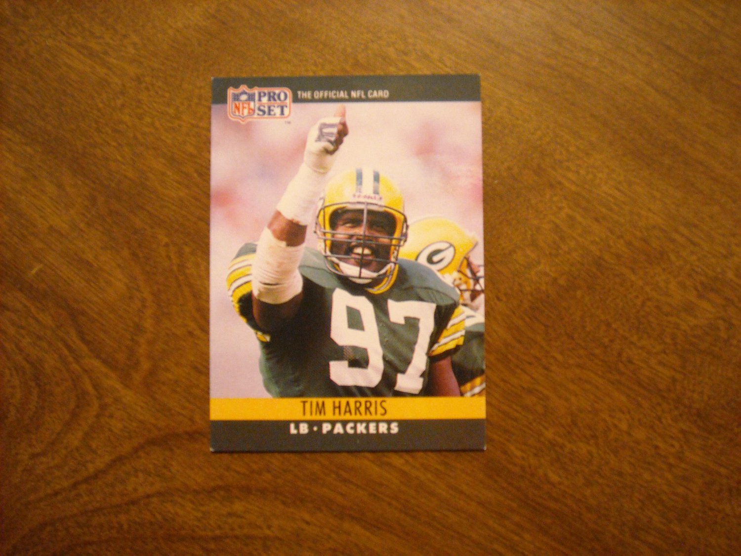 Tim Harris Green Bay Packers 109 1990 NFL Pro Set Football Card