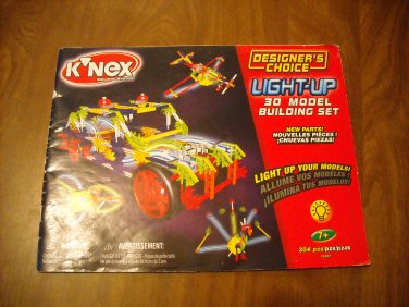 K Nex Instruction Book Manual From 304 Pc Set Designer S