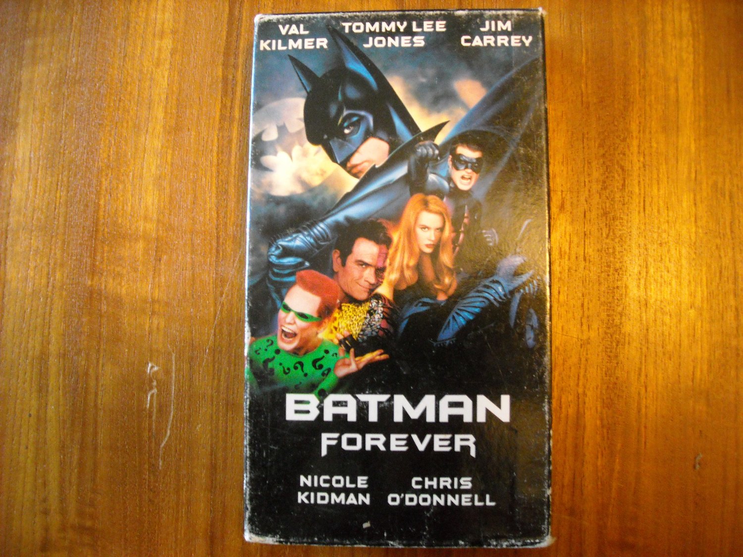 Batman Forever VHS (1995) Val Kilmer, Tommy Lee Jones, Jim Carrey ...