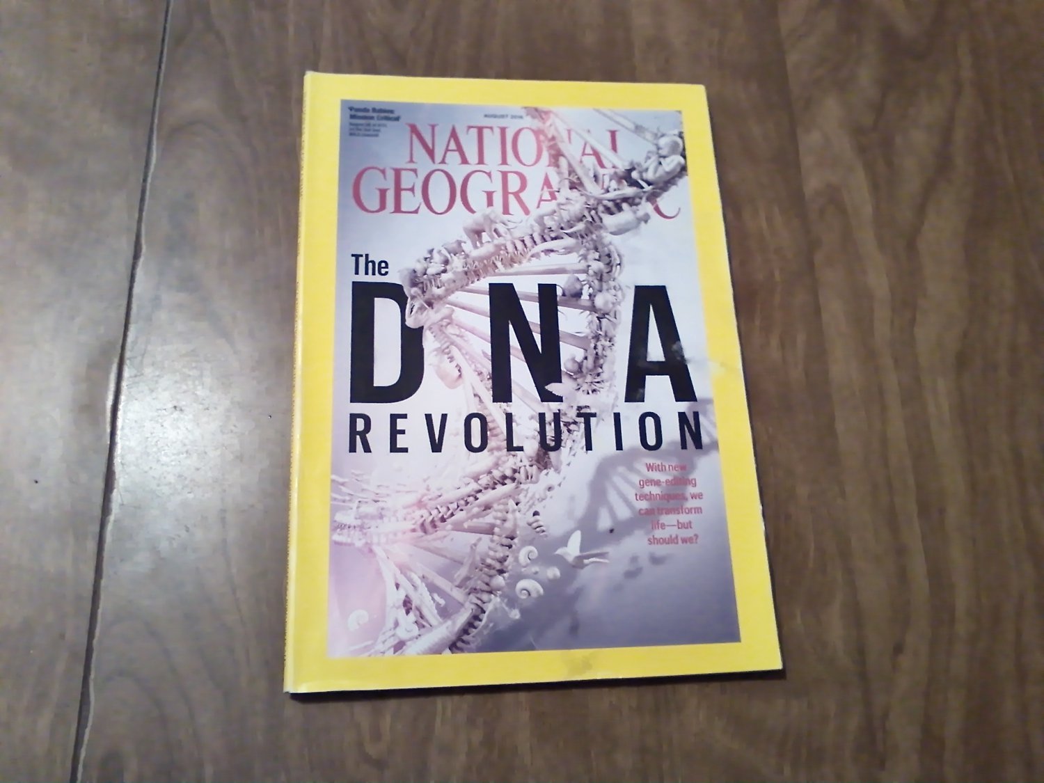 National Geographic August 2016 Vol 230 No 2 Dna Revolution