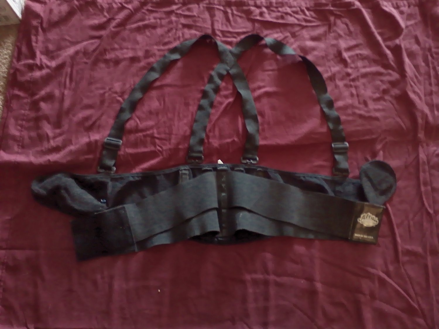 Altus Heavy Support Belt With Adjustable Suspenders Size Large 3544 in