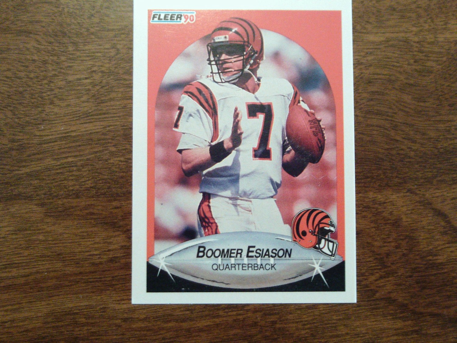 Boomer Esiason Cincinnati Bengals 214 1990 Fleer Football Card