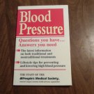 Blood Pressure Questions You have... Answers You Need by People's Medical Society (1996) (97)