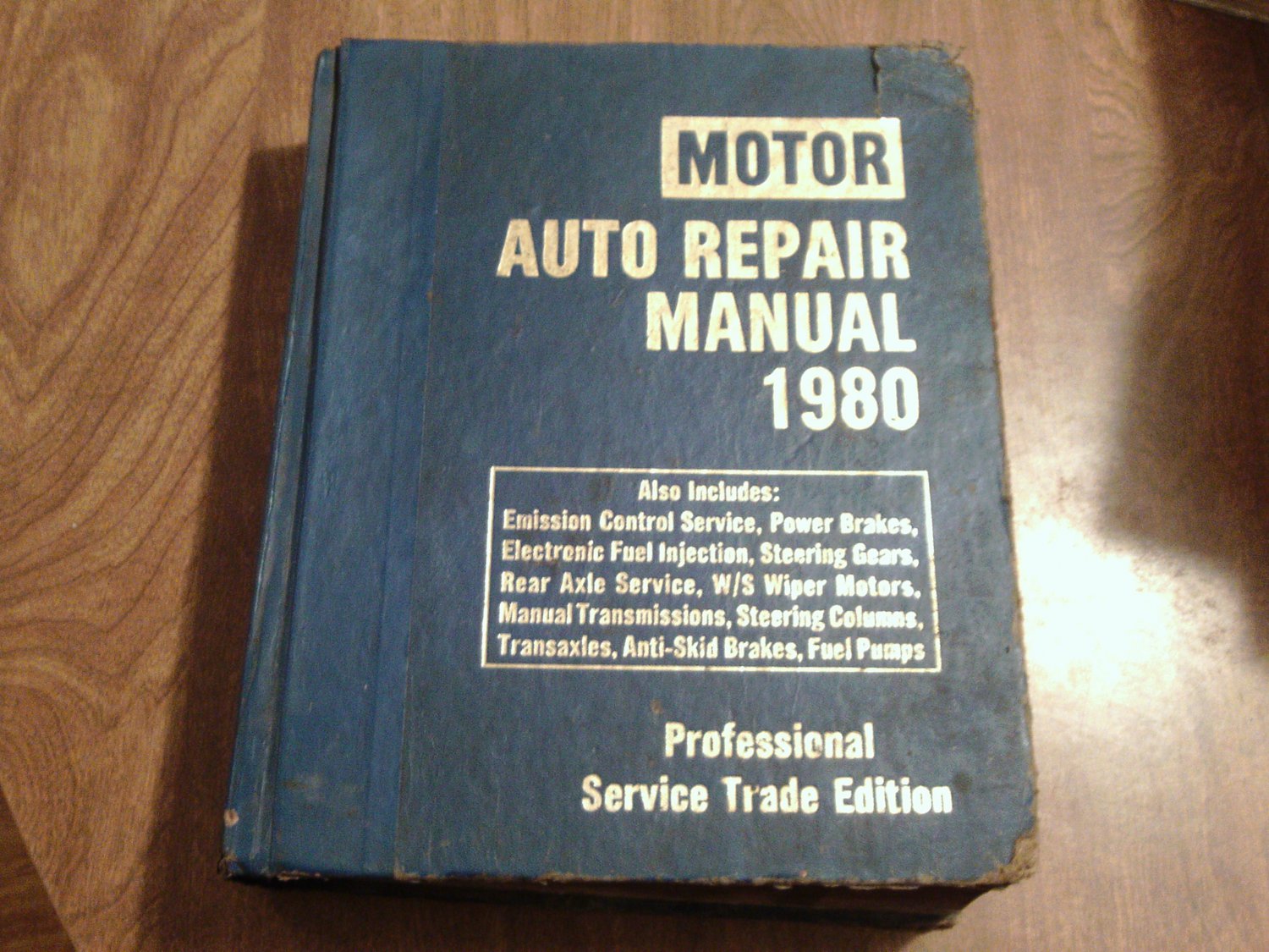 Motor Auto Repair Manual 1980 43rd Professional Service Trade Edition (WC3)