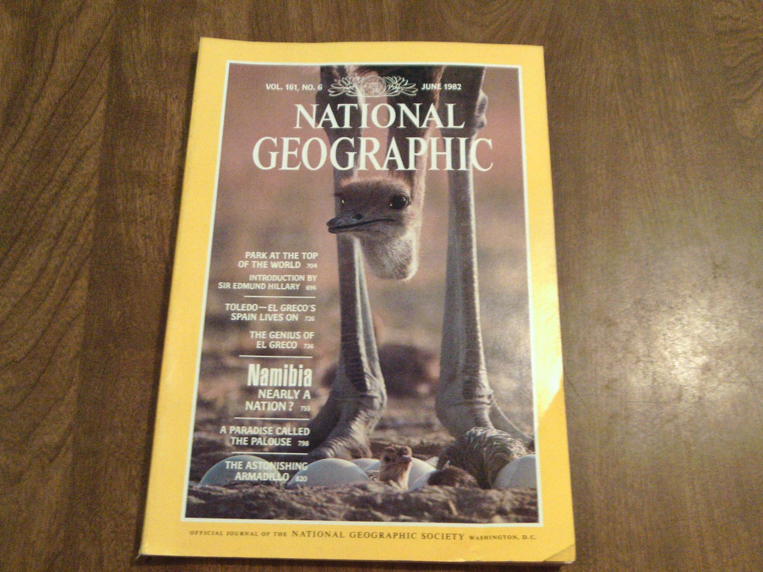 National Geographic Vol. 161 No. 6 June 1982 Mt. Everest Park, Spain's ...