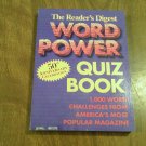 The Reader's Digest Word Power Quiz Book 50th Anniversary (1995) (R74d1) PB The Reader's Digest Word Power Quiz Book 50th Anniversary (1995) (R74d1) PB