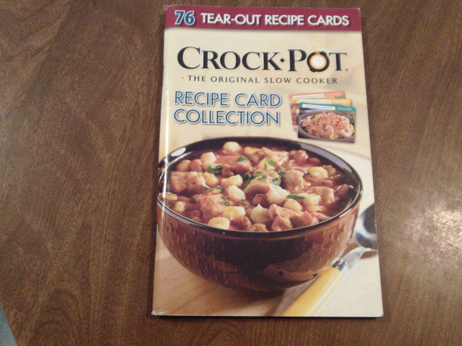 Crock-Pot the Original Slow Cooker Recipe Card Collection 76 Cards ...
