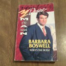 Who's The Boss? by Barbara Boswell (1997) (R21a11) Silhouette Desire #1069, Brennan #1 PB