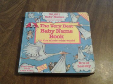 the very best baby name book in the whole wide world