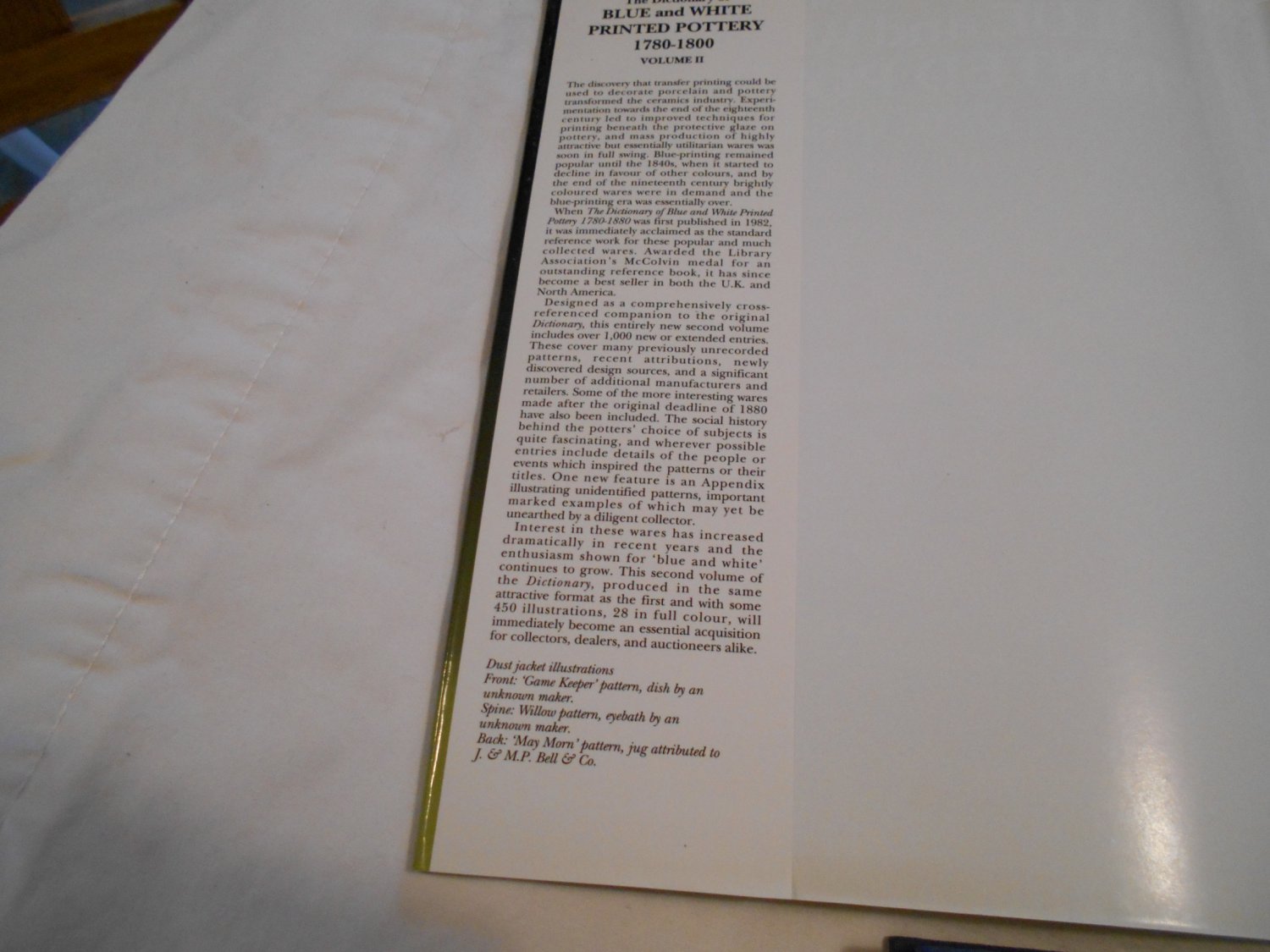 The Dictionary of Blue and White Printed Pottery 17801880 Volume II A