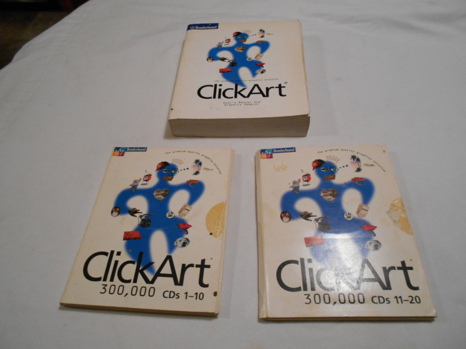 ClickArt Broderbund 300,000 graphics - 20 art CDs The Learning Company ...