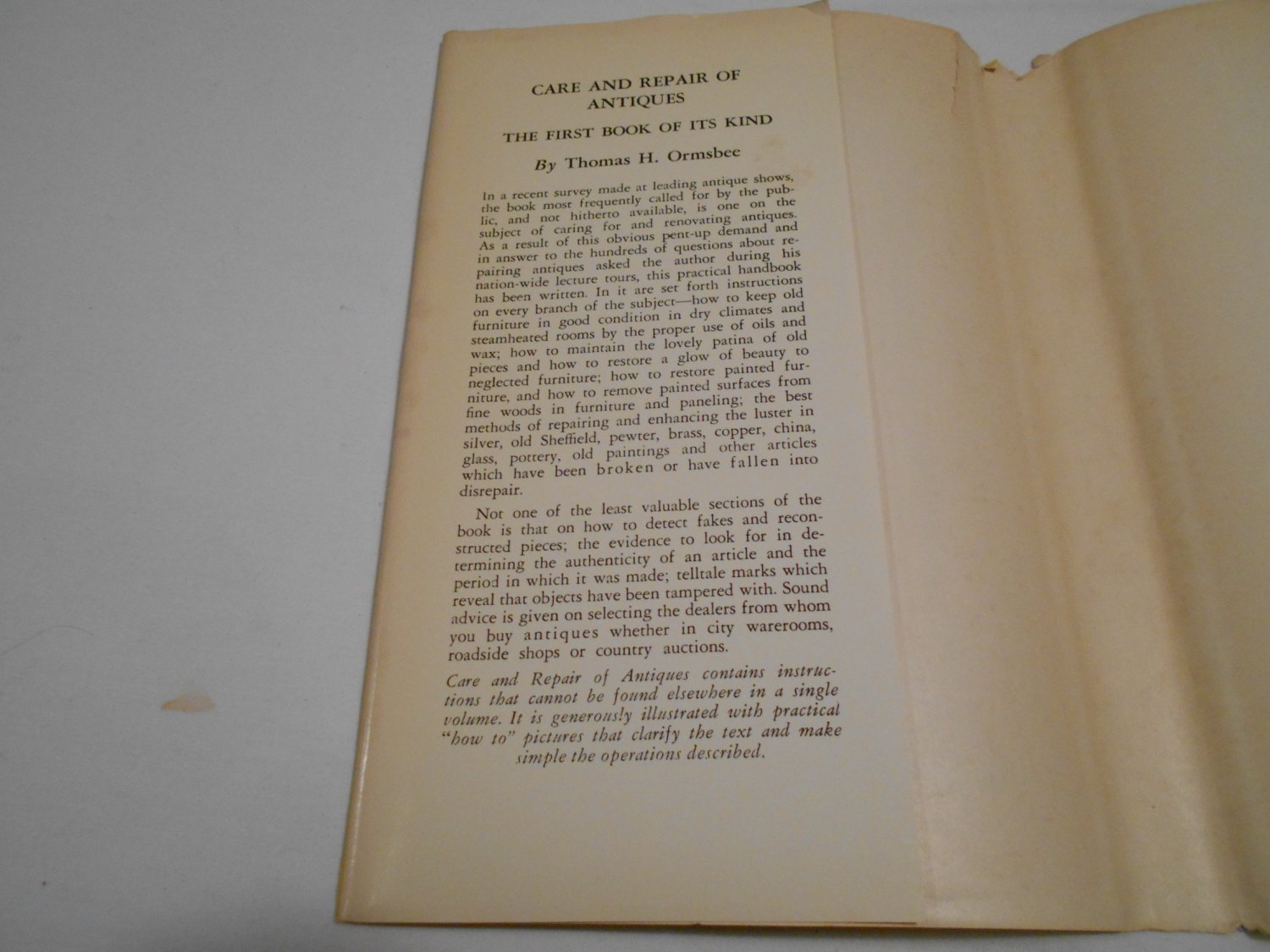 Care and Repair of Antiques by Thomas H. Ormsbee (1949) (93)