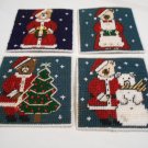 Handcrafted Plastic Canvas Set of 4 Bear Table Decor (BB59) (PL) Crafts, Handmade Handcrafted Plastic Canvas Set of 4 Bear Table Decor (BB59) (PL) Crafts, Handmade