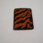 Handcrafted Plastic Tiger Orange and Black Gift Card Holder (BB59) (PL) Crafts, Handmade