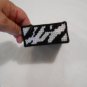 Handcrafted Plastic Canvas Mini Note Holder Black and White (BB59) (PL) Crafts, Handmade