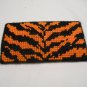 Handcrafted Plastic Canvas Tiger Pattern Glasses Holder (BB59) (PL) Crafts, Handmade