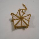 Handcrafted Plastic Canvas Tan and White Christmas Tree Ornament (BB59) (PL) Crafts, Handmade Handcrafted Plastic Canvas Tan and White Christmas Tree Ornament (BB59) (PL) Crafts, Handmade