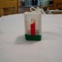Handcrafted Plastic Canvas Square Candle Christmas Tree Ornament (BB59) (PL) Crafts, Handmade