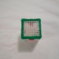Handcrafted Plastic Canvas Square Candle Christmas Tree Ornament (BB59) (PL) Crafts, Handmade