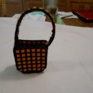 Handcrafted Plastic Canvas Mini Black and Orange Basket (bb59) (PL) Crafts, Handmade Handcrafted Plastic Canvas Mini Black and Orange Basket (bb59) (PL) Crafts, Handmade