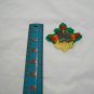 Handcrafted Plastic Canvas Yellow Christmas Bell with Mistletoe (BB59) (PL) Handmade