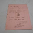 200th Anniversary Edition March 1970 St. John's Lutheran Church Hagerstown Maryland Directory GR1r1 200th Anniversary Edition March 1970 St. John's Lutheran Church Hagerstown Maryland Directory GR1r1