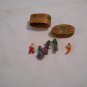 Handmade Guatemalan Worry Dolls in Pine Box With 5 Mini Dolls (PL) Trouble Dolls/Folk Art (SD3)