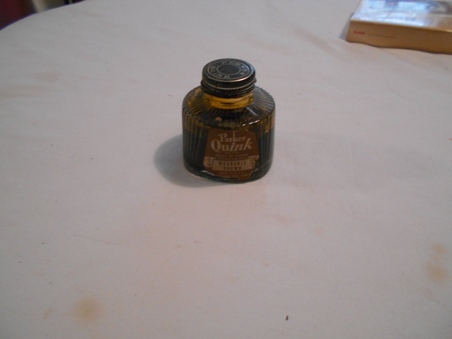 Parker Quink Washable Brown Fountain Pen Ink 2 oz bottle