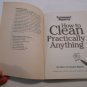 How to Clean Practically Anything by Consumer Reports (2002) (L24d7) Fifth Edition PB