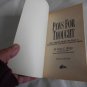Paws for Thought: How Animals Enrich our Lives by Anna C. Briggs (1997/R21a11) Nat Humane Ed Soc PB