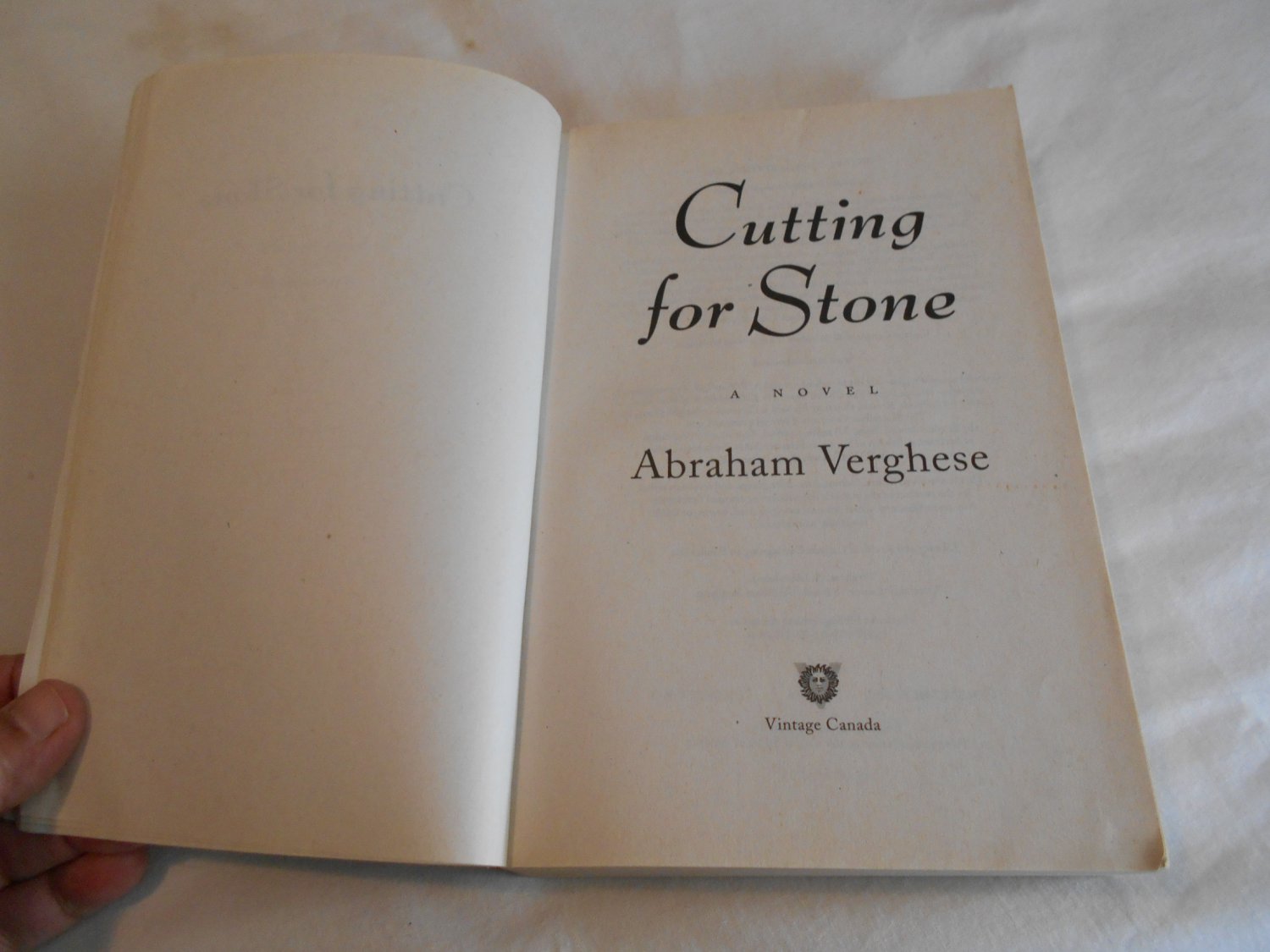 Cutting for Stone by Abraham Verghese (2009) (B26) family saga of