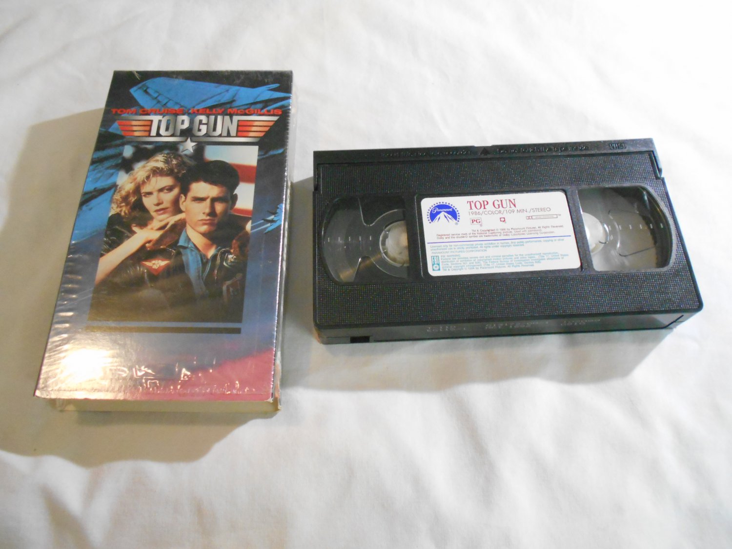 Top Gun (VHS, 1996) Tom Cruise, Kelly McGillis, Val Kilmer, Anthony Edwards