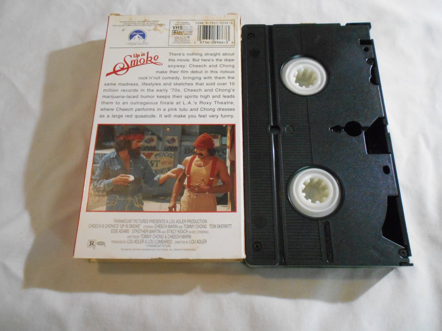 Up in Smoke (VHS, 1978) Cheech Marin, Tommy Chong, Tom Skerritt