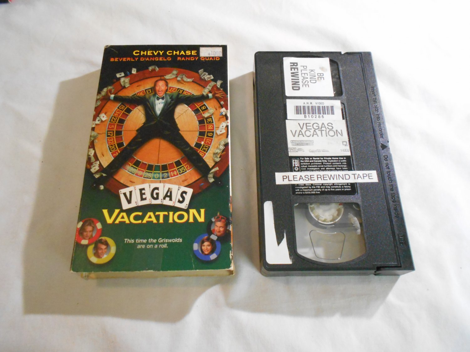 Vegas Vacation (VHS, 1997) Chevy Chase, Beverly D'Angelo, Randy Quaid