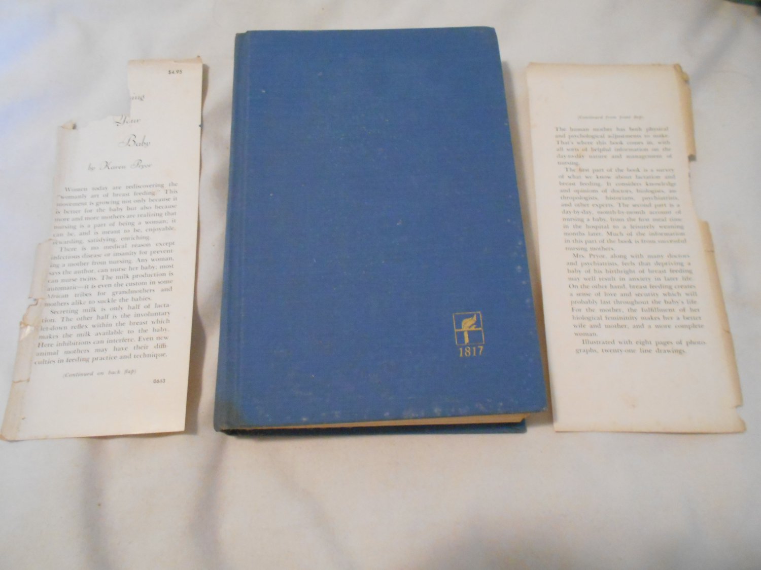 Nursing Your Baby, by Karen Pryor (1963) (132) Family