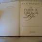 The Purpose Driven Life by Rick Warren (2002) (L31a6) Zondervan HC