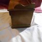Vintage Jewelry Wood Box 2 Drawers and Top Lid Lifts 11" L x 6 1/4" W x 8"H (151)