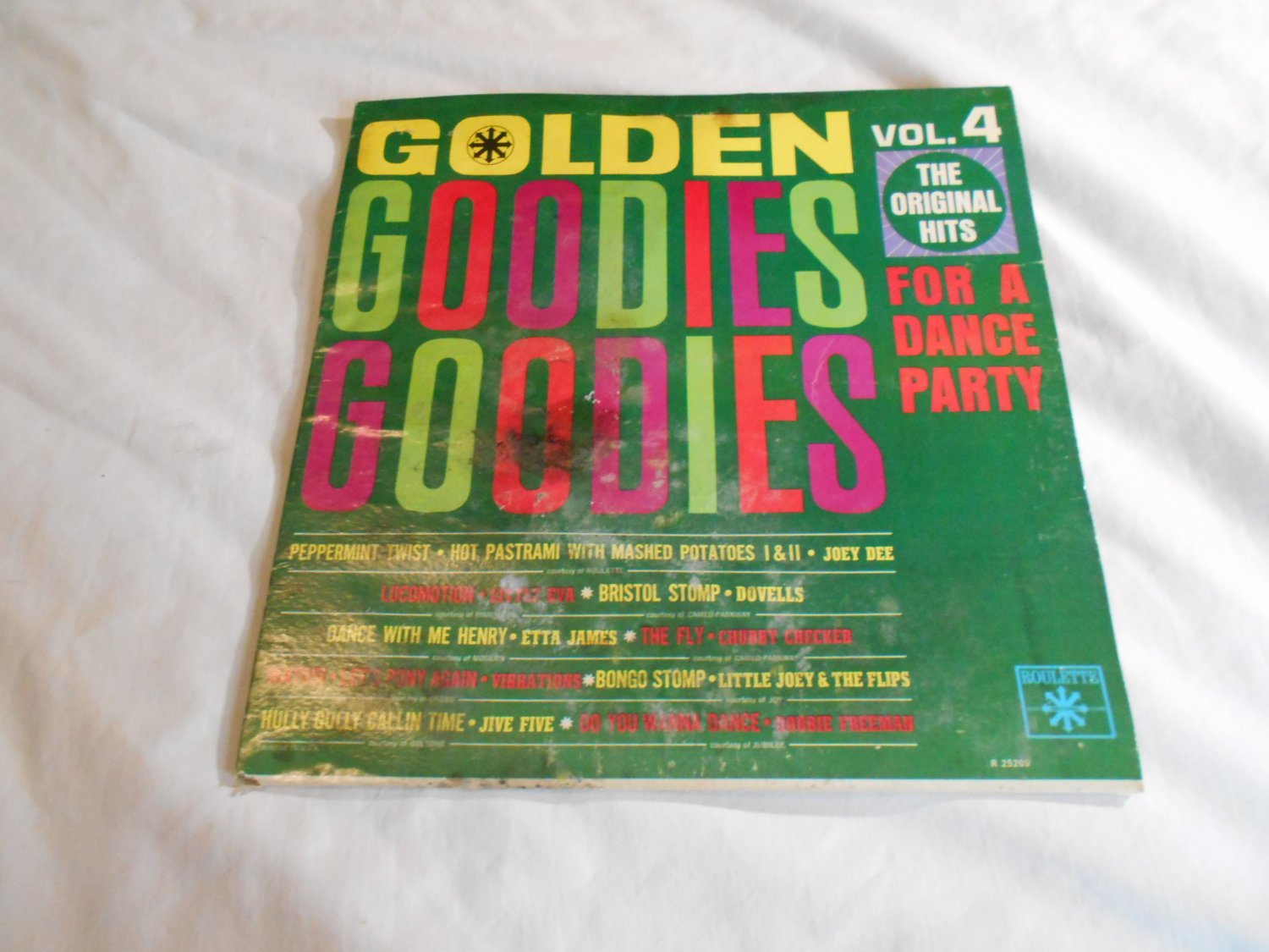 Golden Goodies / Goodies for a Dance Party Volume 4 LP Vinyl Record Album 12"