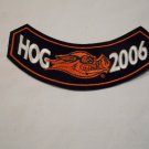 Harley Davidson HOG 2006 Owners Group Patch 5 7/8" Feather New (SD2)