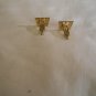 Vintage Gold Tone Cufflinks with a V