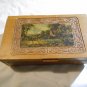 Cottage Scene Trees and Nice Design Wooden Jewelry Box (167)