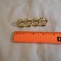 Four Circle Gold Tone Pin/Brooch (J1)