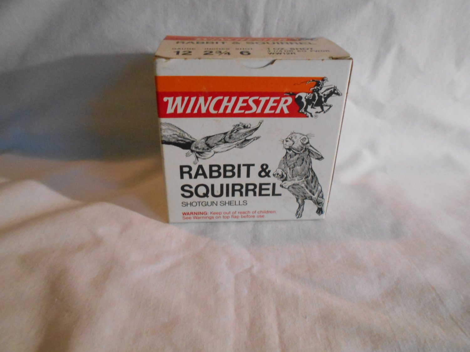 EMPTY Winchester Rabbit & Squirrel 12 Gauge Shotgun Shells 12 gauge 2 3