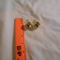 Large Gold Dangle Ball Pierced Earrings (BD2)