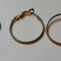 Gold Tone Hoop Pierced Earrings (BD2)