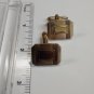 Gold Tone Etched Rectangle Cufflinks (SD2)