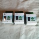 Three (3) Focus HP 74 Black Ink Cartridges  (195)