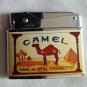 Vintage Crown Refillable Camel Flip Top Cigarette Lighter Collectible Made in Japan (BD3)