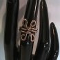 Silver Wire Swirl Statement Ring size 6 (#27) (SD1)