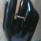 Silver Twisted Wire Ring Simple Filigree Band size 8 3/4 (221) (SD1)